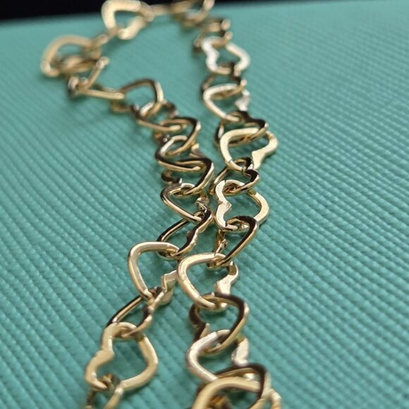 18k Bracelet openheart link design - Picture 4 of 11
